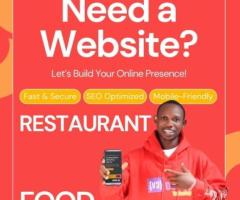 Restaurant & Food Ordering Website Designer in Abuja
